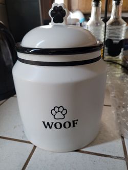 Ceramic Pet Treat Jar