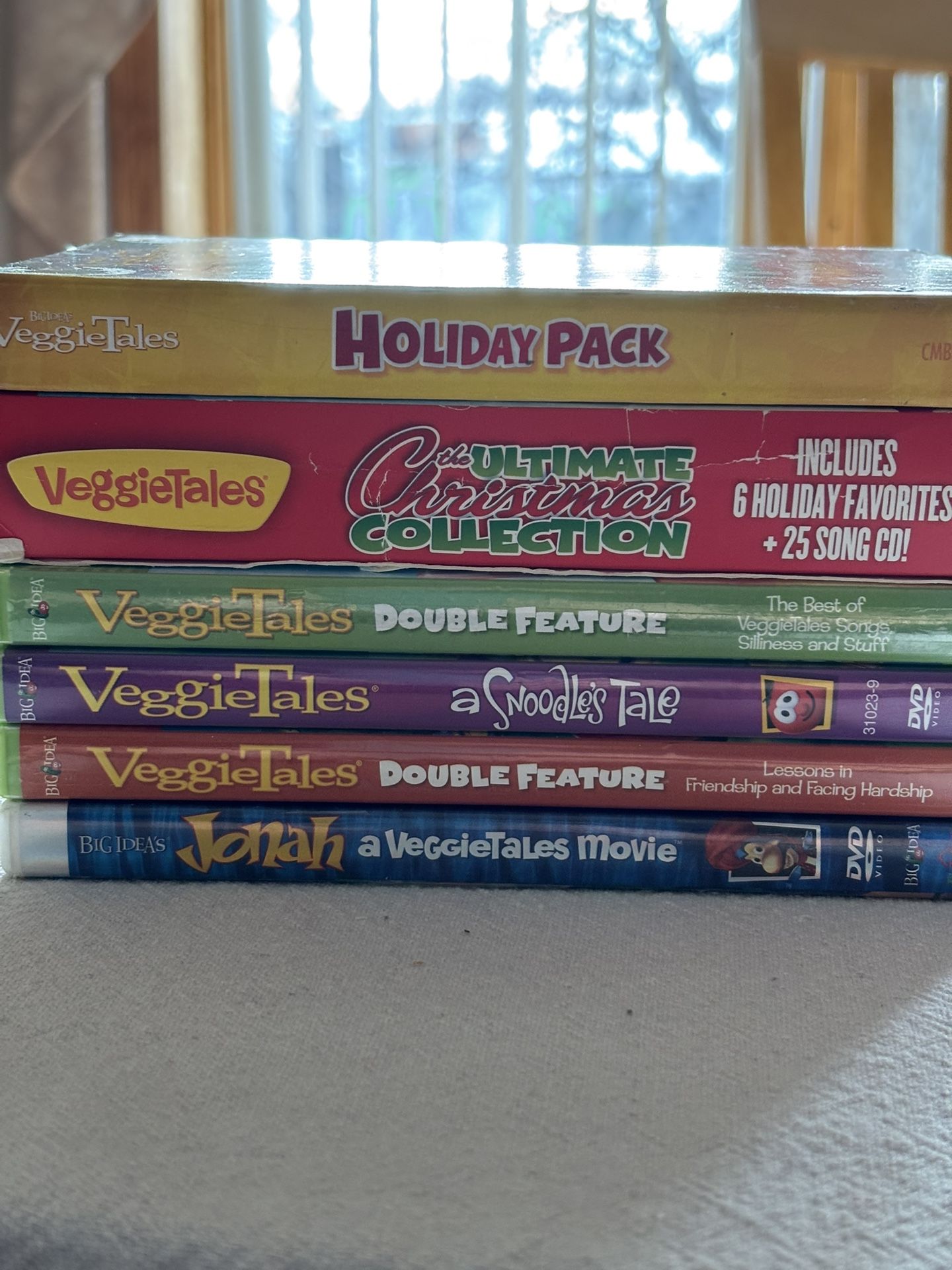 VEGGIE TALES DVDS