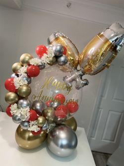 Balloons Bouquet- Happy Birthday - Anniversary