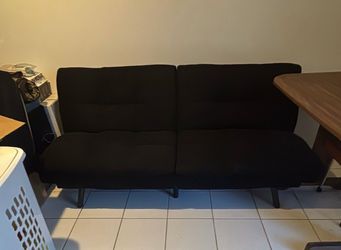 Black futon