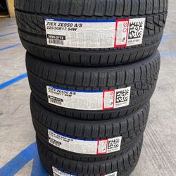 225/50/17 Falken New set of 4 Tires Llantas Nuevas set