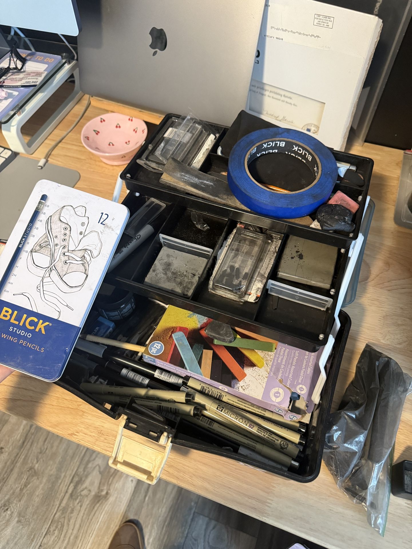 Drawing Supplies, pencils, erasers