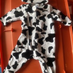 0-6m Baby Cow Costume 