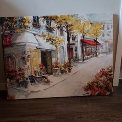 Wall Art - Cafe Canvas 3-D