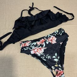 Bikini Set - Flower - 2 Pieces Summer Swimsuit 