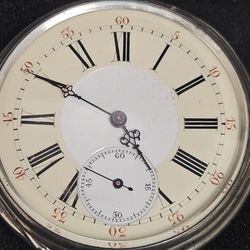 POCKET WATCH STERLING SILVER