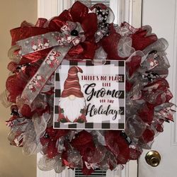 Holiday Gnome wreath