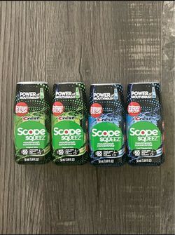 Crest Scope Squeez  Mouthwash Concentrate $4 Each