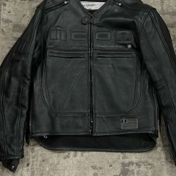 Icon Leather Motorcycle Jacket