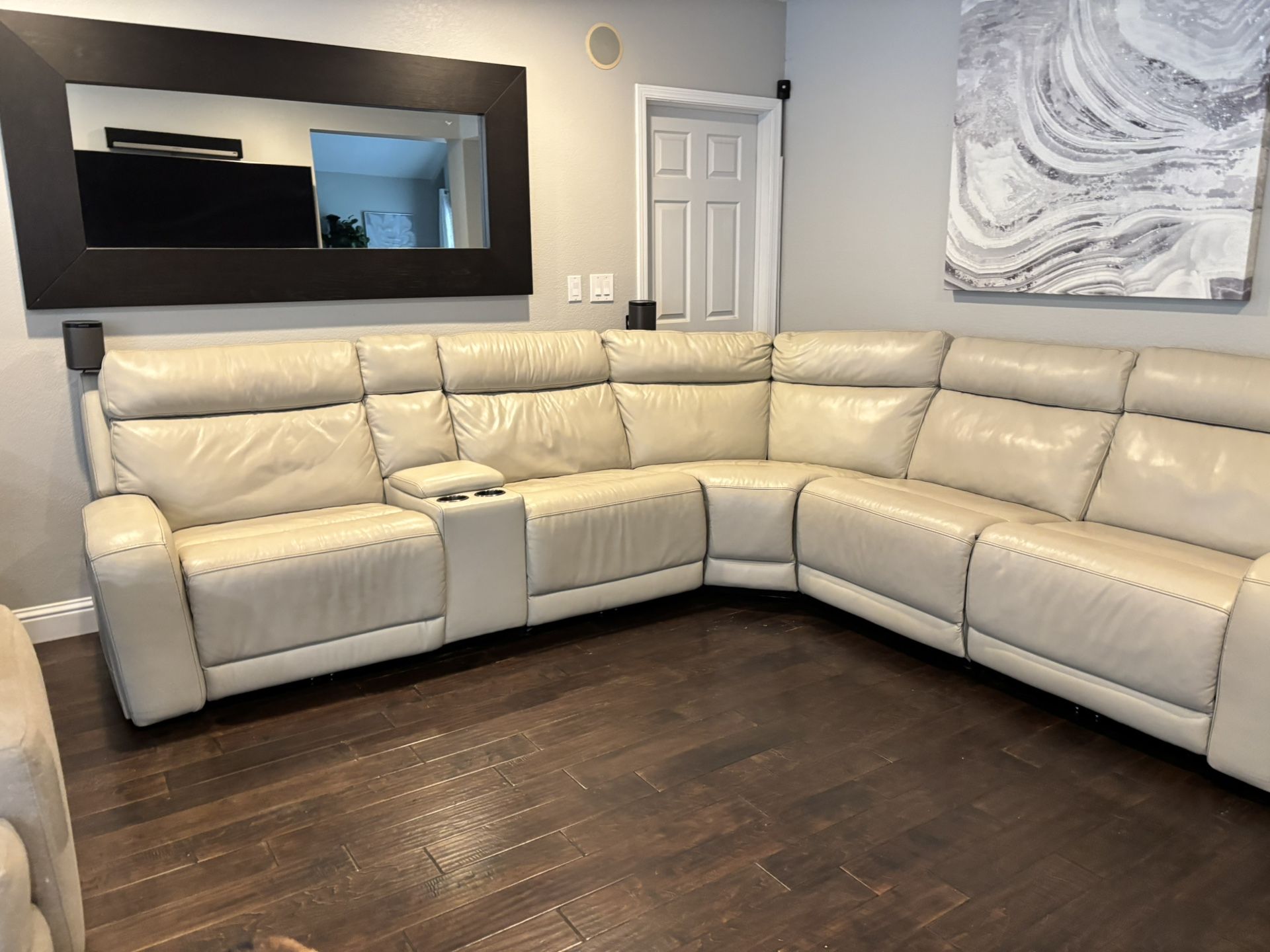 Leather Reclining Couch