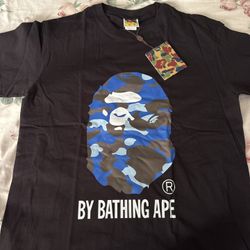 BAPE “Blue Camo” By Bathing Ape Tee – Size M – Brand New