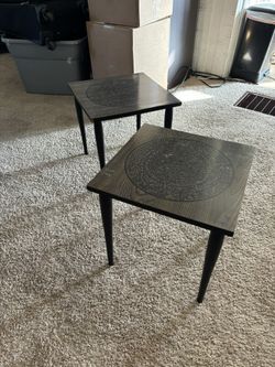 Mid Century Formica Top Side Tables