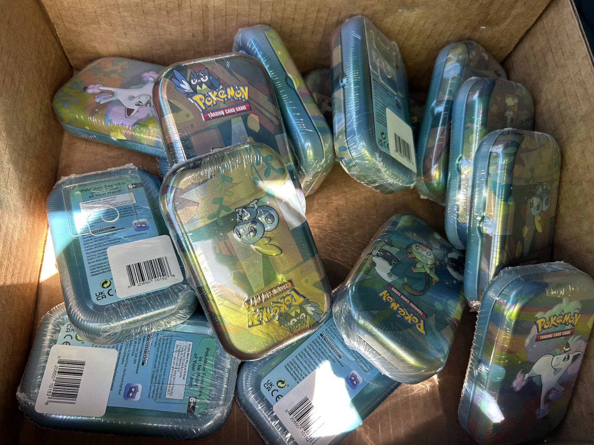 pokemon boxes cards