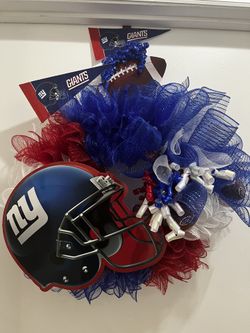 NY giants wreaths!