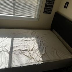 Barely Used Mattress And Headboard 