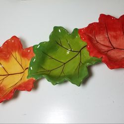 Autumn Leaf Platter - Bella Casa by Ganz 
