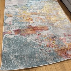 Nourison Celestial CESO2 Sealife Indoor Area Rug 5'3" x 7'3"