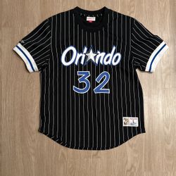 Size Large - Mitchell And Ness Authentic Vintage NBA Basketball Orlando Magic Shaq O’Neal Mesh Baseball Jersey - Stussy New Era 47 Brand Supreme