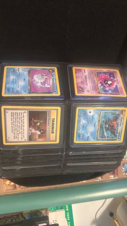 Vintage Pokémon Card Collection in Binder