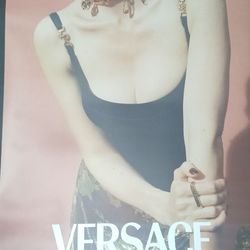 VERSACE Vinyl Poster, Double Sided Brand New