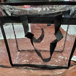 NEW - Clear Bag -  transparent bag for Events That Enforce Clear Bag Policy