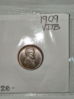 Lincoln cent 1909 B.D.V. NUEVO