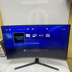 32" FHD Curved Monitor with bezel-less design