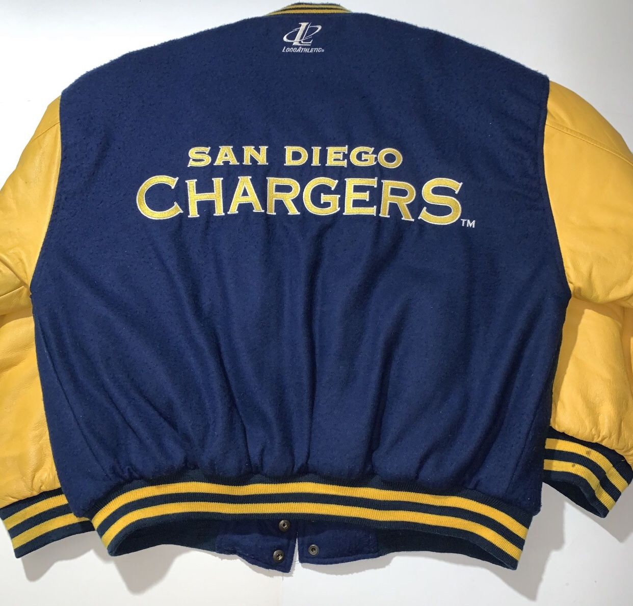 Vintage San Diego Chargers Logo Athletic NFL Football Varsity Jacket/ Chicago Bears Vintage Jacket