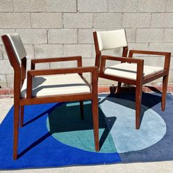 Modern Contemporary Mid Century Bernhardt Design Office Armchairs 