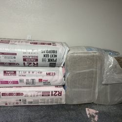 Knauf Insulation and Owens Corning R-21 and R-19 Faced Fiberglass Insulation Batt 15 in. x 93 in. 