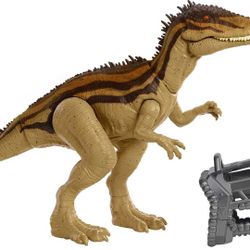 Jurassic World Mega Destroyers Dinosaur Action Figure, Carcharodontosaurus with Attack Motion, NEW