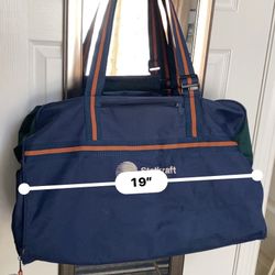 large duffel bag with shoe compartment