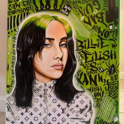 BILLIE Acrylic Painting 