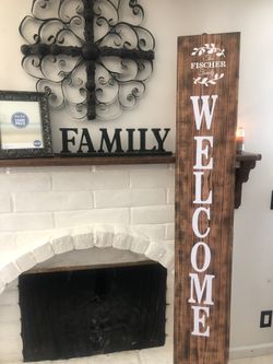 Custom welcome signs