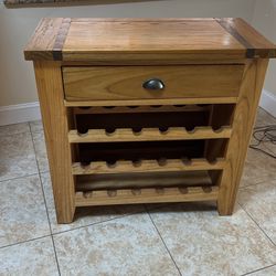 Solid Wood Wine Table