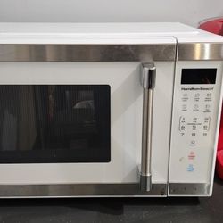 White Microwave 