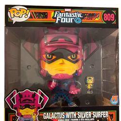 Funko Pop Marvel Galactus with Silver Surfer Black Light 10" Vinyl Figure