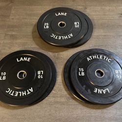 100Lb bumber wight plate set