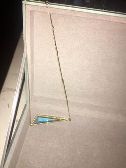 Gold and turquoise necklace