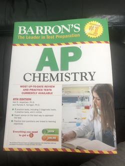 Barron’s AP Chemistry Test Prep 8th Edition