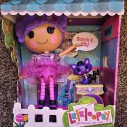 Lalaloopsy 13" Storm E. Sky & Cool Cat Doll Toy - New - Price Firm