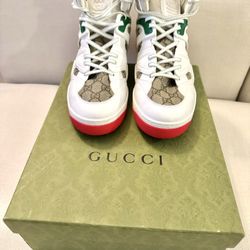 Gucci Men’s High-Top Basketball Sneakers
