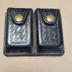 Don Hume Maker Leather Magizine Pouch..Law Enforcement 