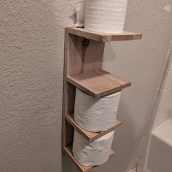 Customized toilet paper rack