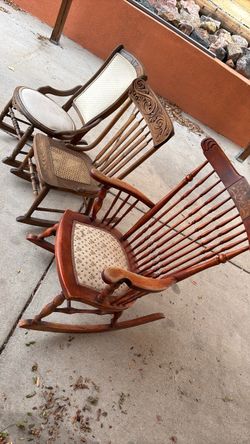 Vintage rocking chairs,