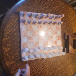 Stone (I Thinhk) Chess Set