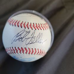 signed baseball bob feller,paul blair,bill madlok,fergie jenkins,craig nettes, elias sosa and doug flynn