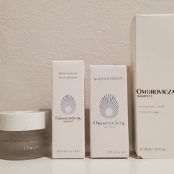 NEW Omorovicza Deep Cleaning Mask, Body Serum, Queen Essence, and Cleansing Foam