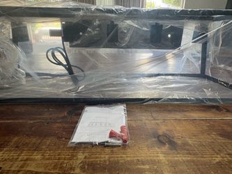 Black LED Light Bar Fixture with Hardware