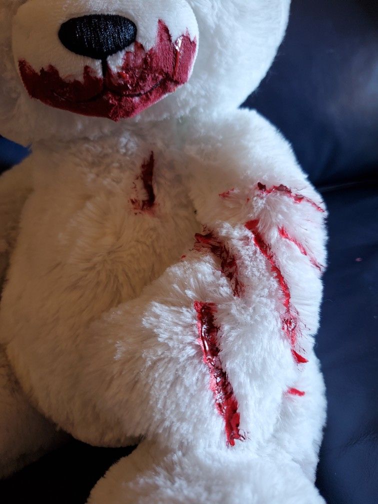 OOAK CREEPY TEDDY BEAR by DEAD DOLLZ